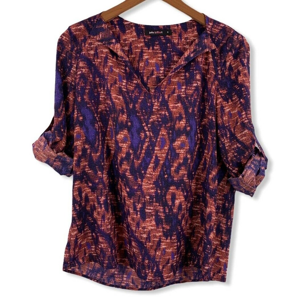 Julie Billiart Snakeskin Print Blouse Small‎